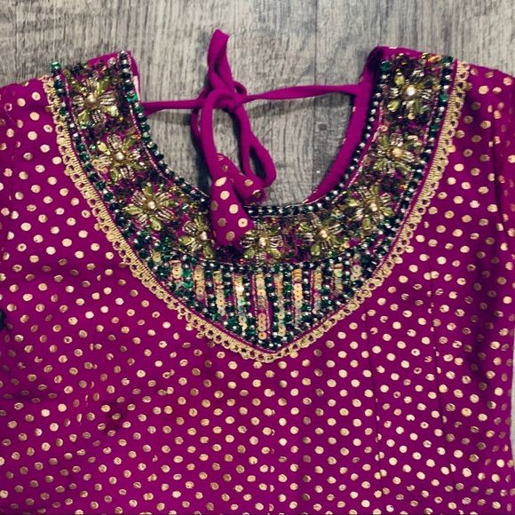 PRINCESS India Dress Up Lined Dress Rhinestones Lace 4T - Picture 8 of 15